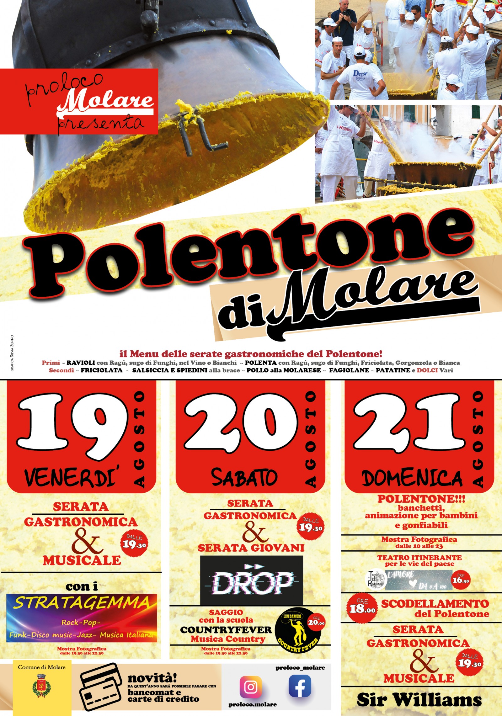 Dal 19 al 21 agosto Sagra del “Polentone” a Molare