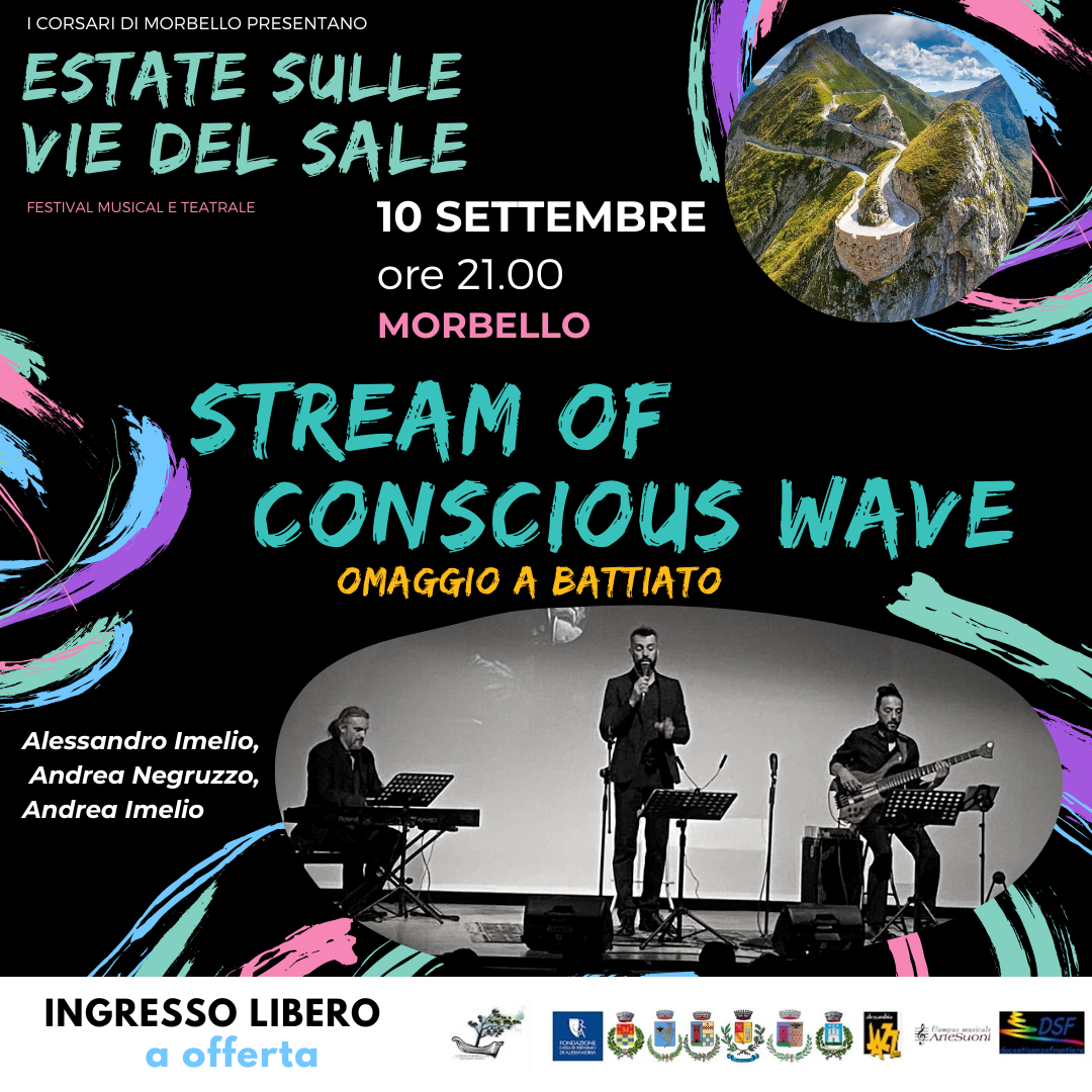 A Morbello il 10 settembre l’omaggio a Battiato di “Stream of – Conscious Wave”
