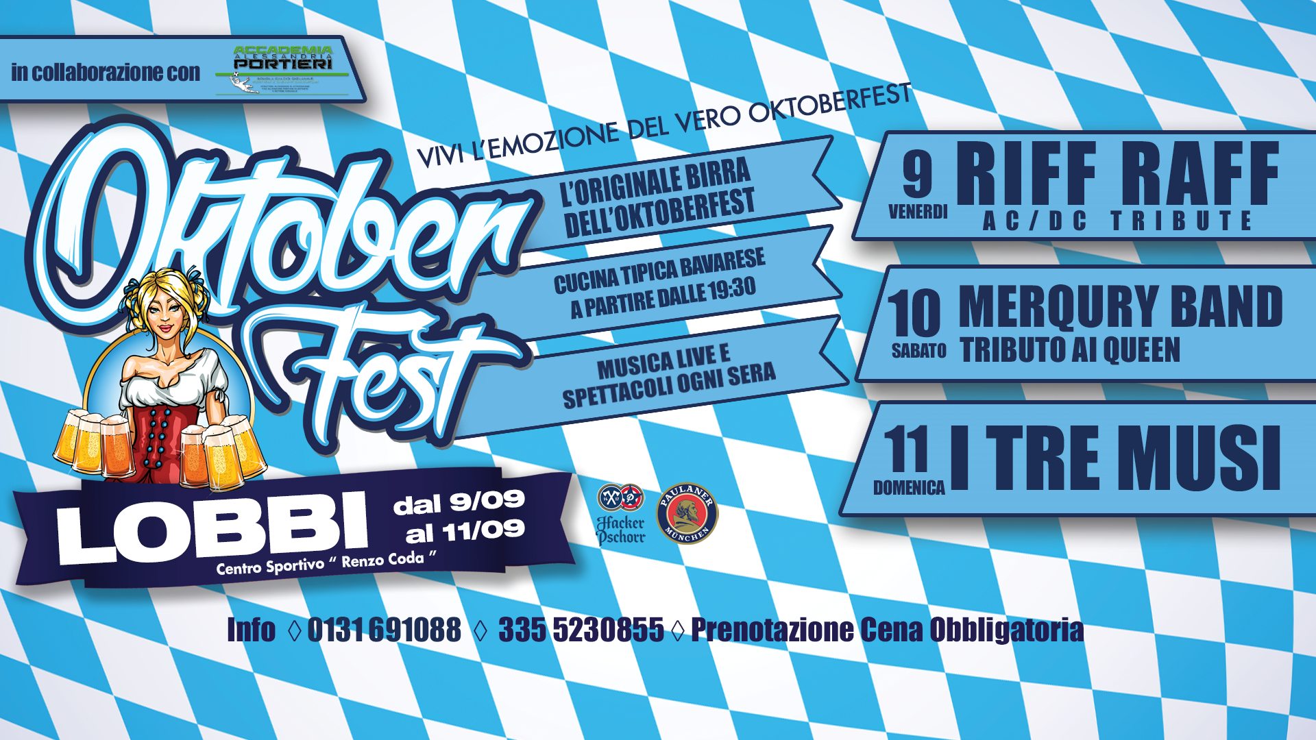 Dal 9 all’11 settembre l’Oktoberfest Lobbi