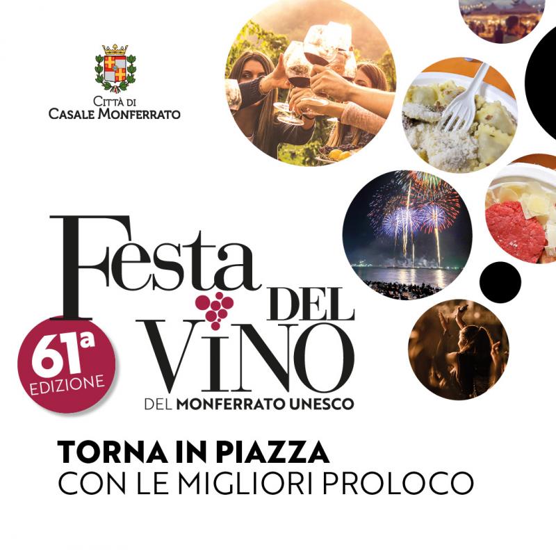 Dal 30 settembre al 2 ottobre il secondo weekend della Festa del Vino a Casale