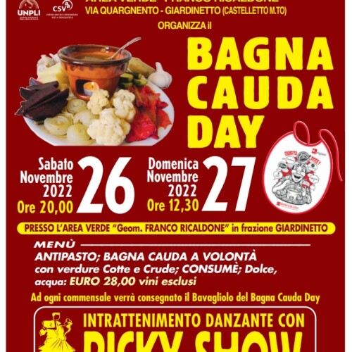 Il 26 e 27 novembre il Bagna Cauda Day a Giardinetto