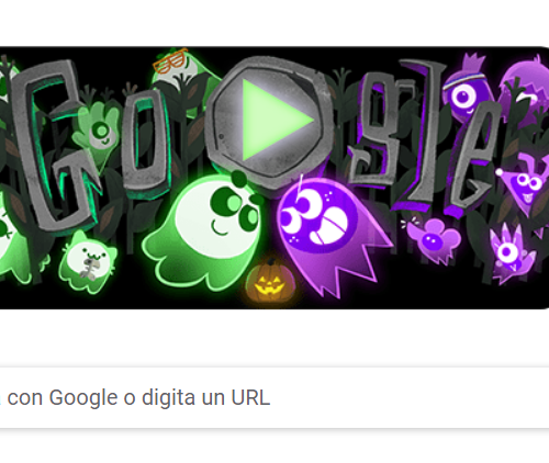 Il doodle di Google per Halloween 2022