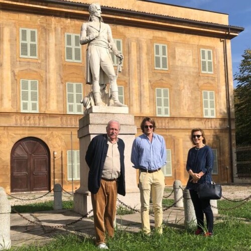 A Marengo la visita del presidente della Fondation Napolèon e discendente di un generale di Bonaparte