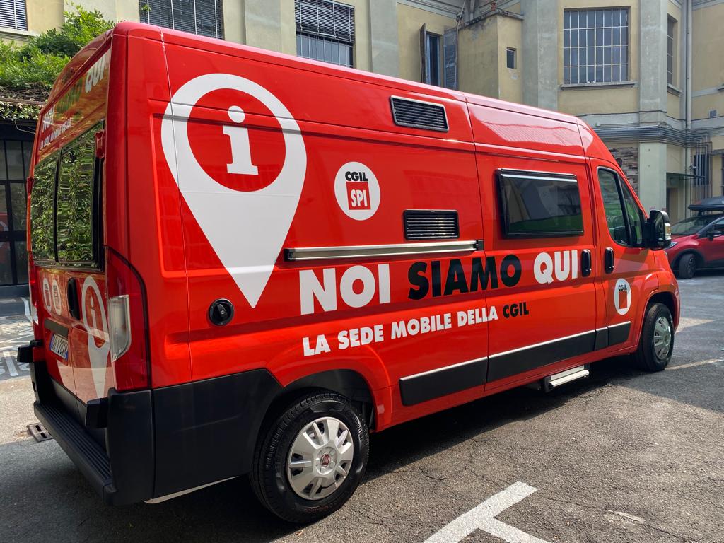 Spi Cgil, un sindacato sempre più “di strada”: “Un camper per raggiungere anche i paesi più lontani”