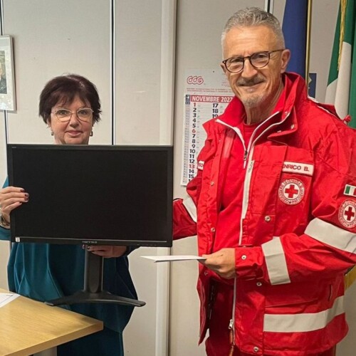 L’Aci dona pc alla Croce Rossa di Novi Ligure