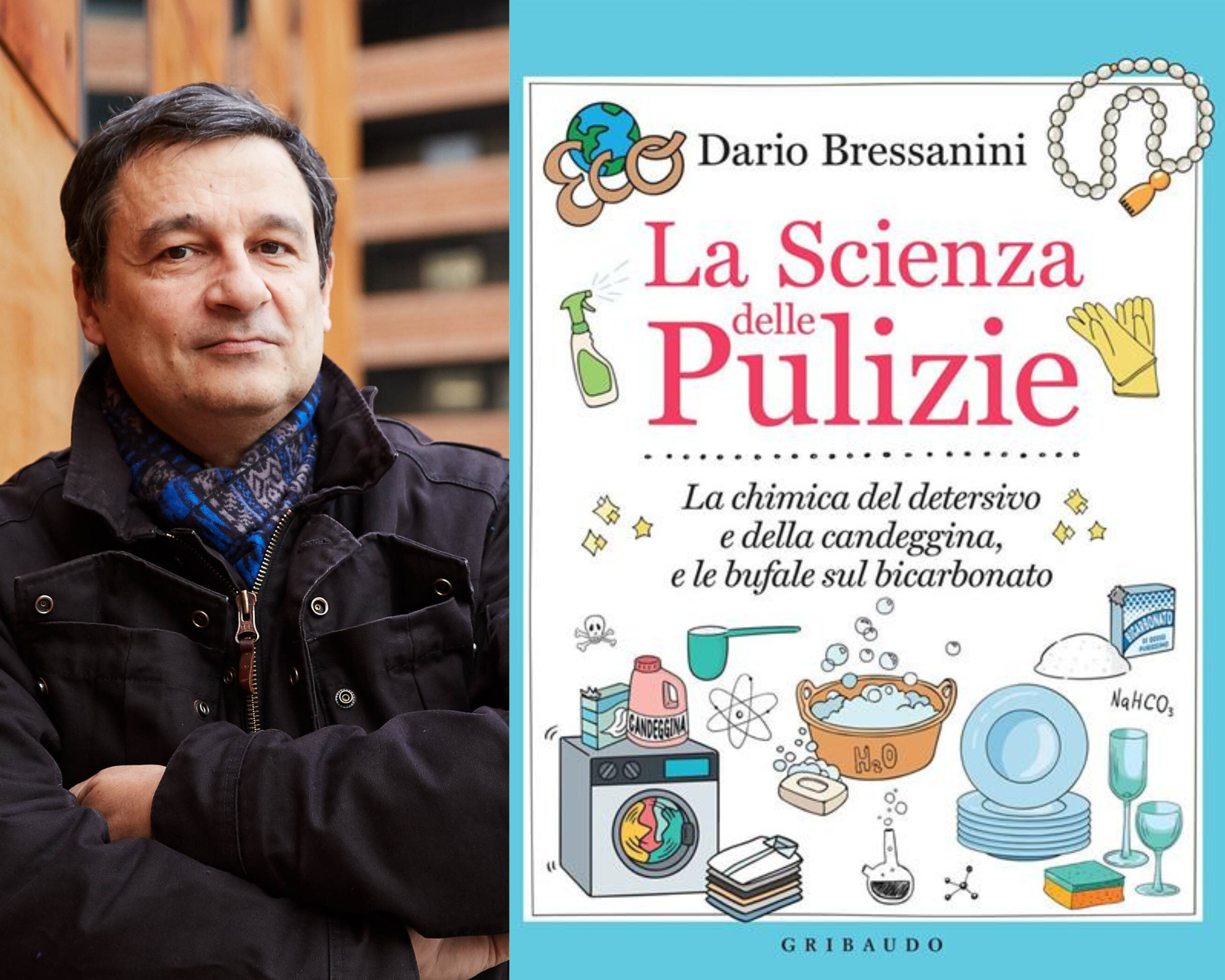 Dario Bressanini presenta il libro La Scienza delle Pulizia, con firmacopie  - Mentelocale Web Magazine