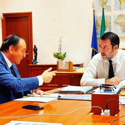 Alberto Cirio a Roma col ministro Salvini: “Si è parlato anche di Terzo Valico e zona logistica di Alessandria”