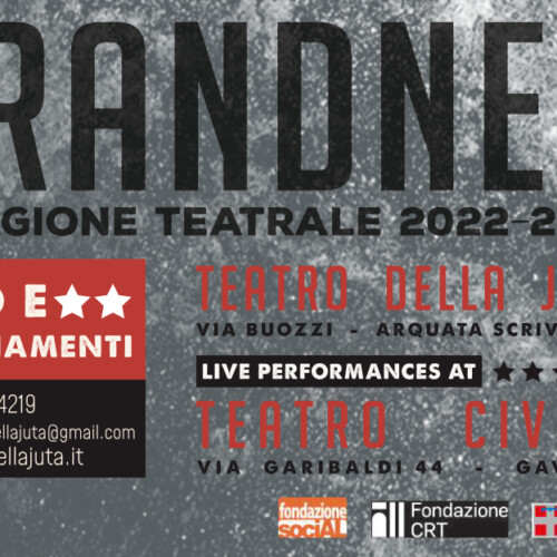 “Brand New” la nuova stagione del Teatro della Juta di Arquata e del Civico di Gavi