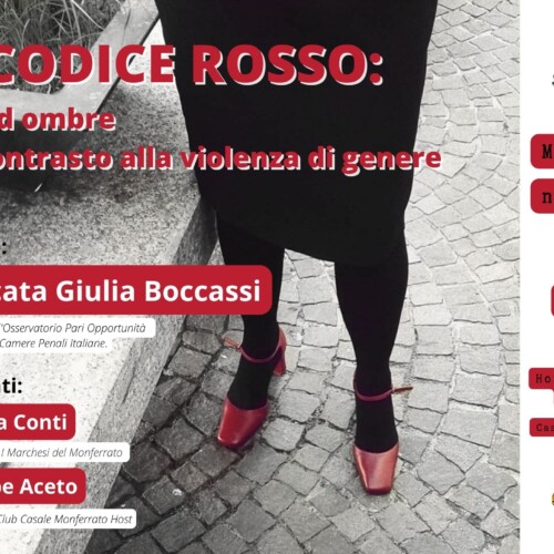 A Casale Monferrato incontro dedicato al Codice Rosso 