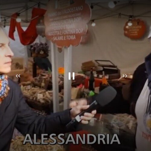 Su Striscia la Notizia Militello ad Alessandria: dal formaggio del Re al sosia di chef Borghese