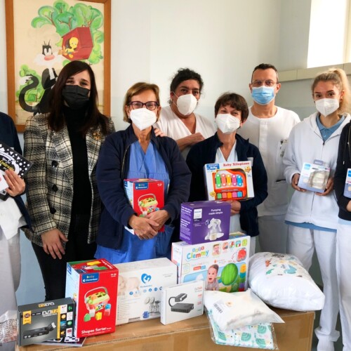 Tanti regali per l’Ospedale Infantile di Alessandria in ricordo della piccola Ginevra