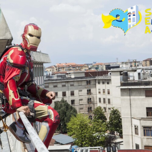 Domenica una speciale sorpresa per i bambini ricoverati all’Ospedaletto. Arrivano i Super Eroi Acrobatici