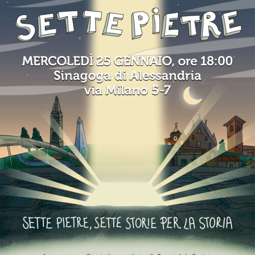 Giornata della memoria, il 25 gennaio ad Alessandria l’iniziativa “Sette pietre, sette storie per la storia”