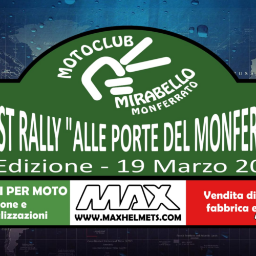 A marzo a Mirabello il rally “Alle porte del Monferrato” con motociclisti da tutta Italia: via alle iscrizioni