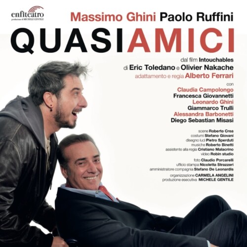 Il 30 gennaio al Teatro Alessandrino Massimo Ghini e Paolo Ruffini in “Quasi amici”