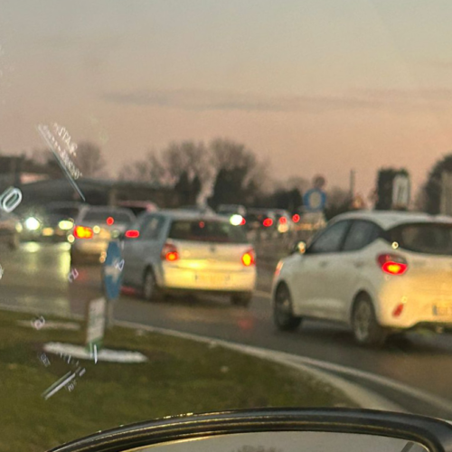 Incidente all’ingresso di Alessandria sulla strada da Valmadonna