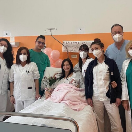 All’Ospedale di Casale la prima nata del 2023 in provincia. Si chiama Arya