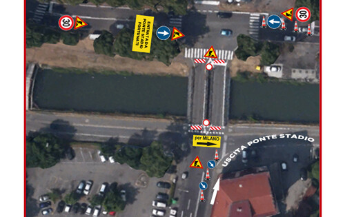 Ponte Ghisoni di Pavia, confermata la chiusura dal 13 al 18 febbraio