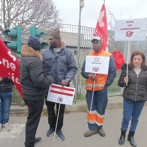 Fp Cgil e sciopero lavoratori appalto Teknoservice: “Sciopero riuscito ma non ci fermiamo”