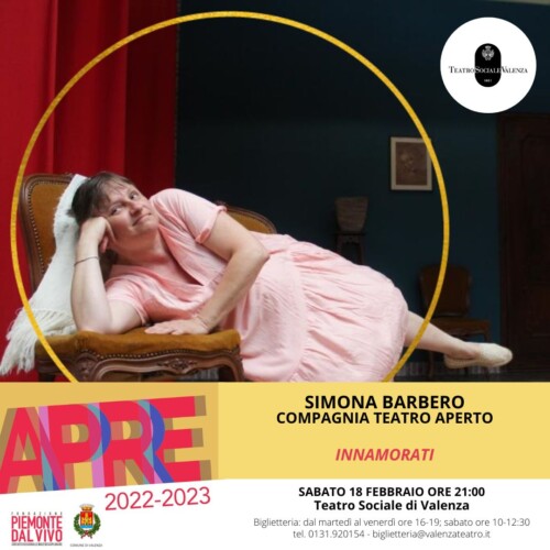 “Innamorati” sabato 18 febbraio al Teatro Sociale di Valenza