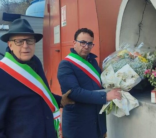 Il sindaco di Roccabernarda a Voltaggio per ricordare la morte del concittadino Cucé
