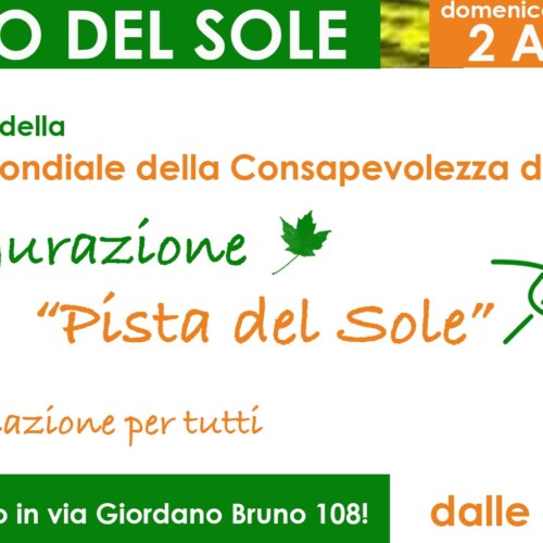 Giornata dell’autismo: ad Alessandria si inaugura il Bosco del Sole