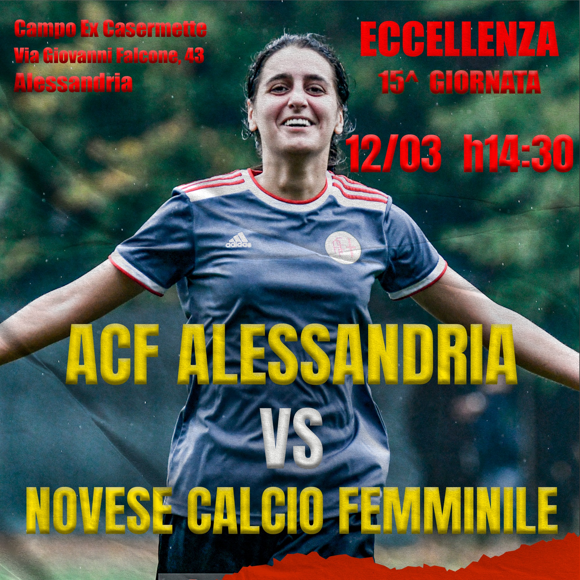 Alessandria Women’s Football with women on March 12, 2023