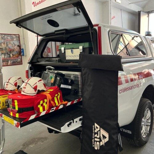 Un nuovo pick up alla Croce Rossa grazie alla donazione della Fondazione Cassa di Risparmio di Alessandria