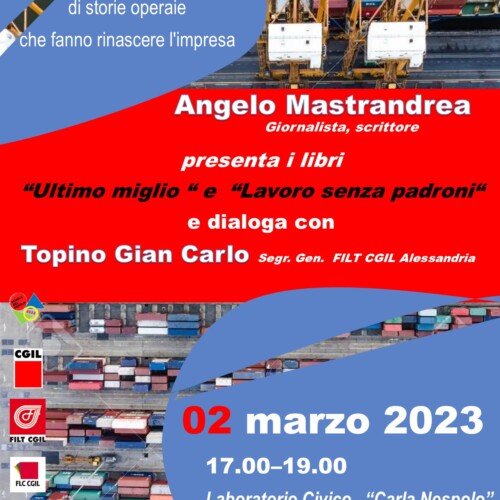 Scuola del Popolo: giovedì ad Alessandria l’incontro sulla logistica