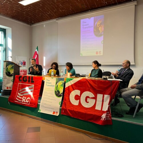 La transizione verde, contrattazione e comunità energetiche: l’iniziativa della Camera del Lavoro e Slc Cgil