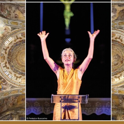 Antica e modernissima la “Misericordia” di Lucilla Giagnoni ieri ad Asti