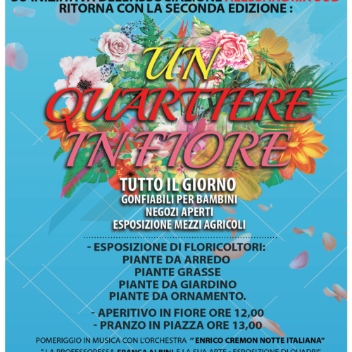 RINVIATO AL 7 MAGGIO “Un quartiere in fiore” in piazza Campora ad Alessandria