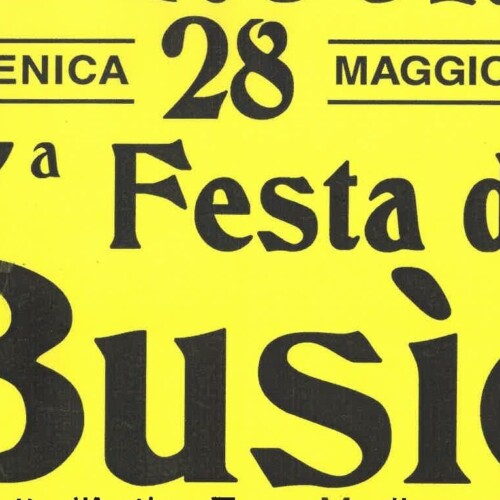 A Visone domenica 28 maggio la 57esima “Festa delle Busìe”