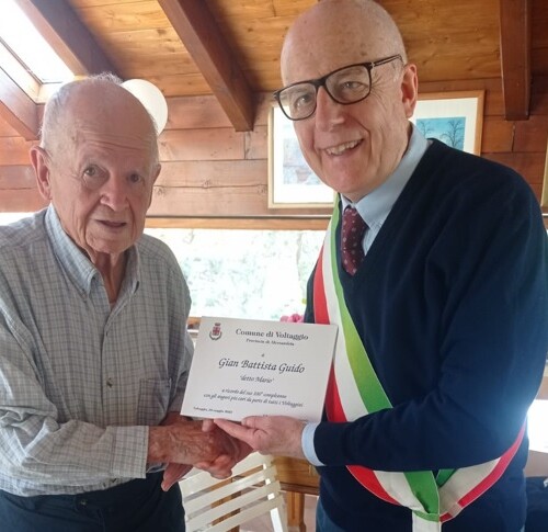 Voltaggio festeggia i 100 anni di “Mario”