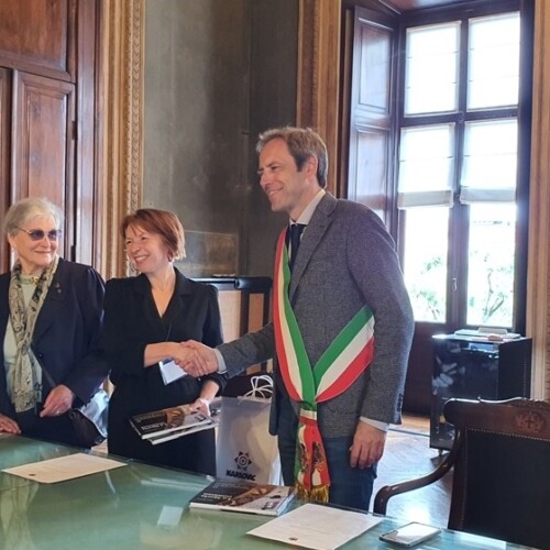 Librinfesta: la scrittrice Ivana Franciškovic Olrom ricevuta in Comune ad Alessandria