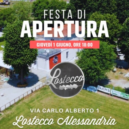 Lostecco torna ad Alessandria. Giovedì 1° giugno l’inaugurazione del nuovo locale