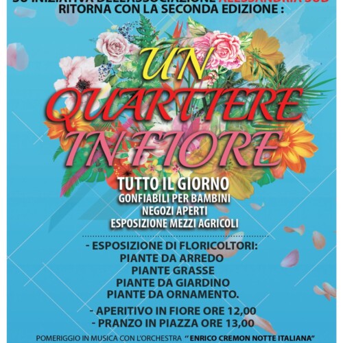 Domenica torna “Un Quartiere in fiore”: in piazza Campora vivaisti, hobbisti e negozi aperti