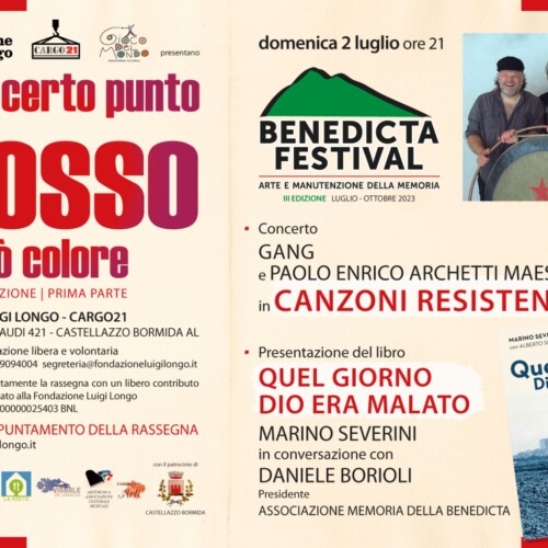 Il 2 luglio alla Fondazione Longo le “Canzoni Resistenti” e il libro di Marino Severini
