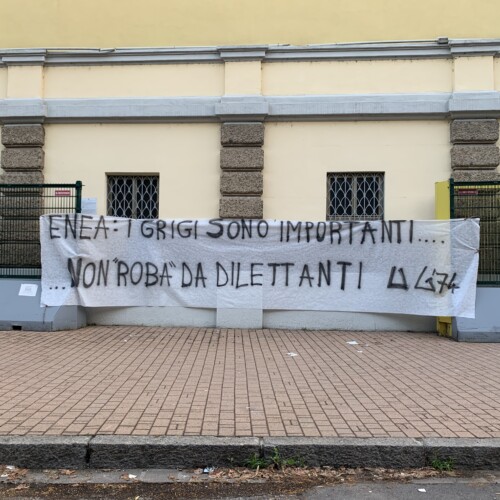 I tifosi dell’Alessandria a Benedetto: “I Grigi non sono roba da dilettanti”