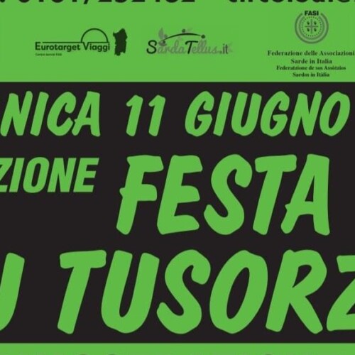 Domenica 11 giugno la Festa de “Su Tusorzu” al circolo sardo di Alessandria