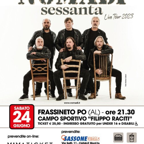 Il 24 giugno a Frassineto Po si festeggiano i 50 anni della Pro Loco con il concerto dei Nomadi