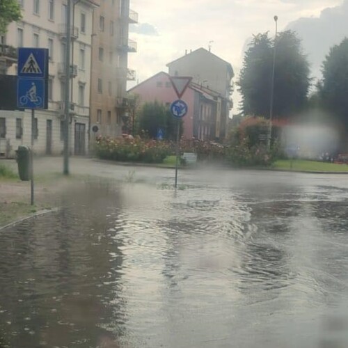 Qualche allagamento ad Alessandria e in provincia dopo la pioggia di questo martedì
