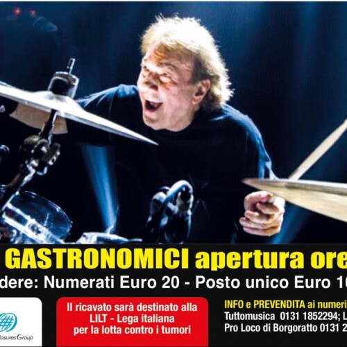 A Borgoratto il 14 luglio Tullio De Piscopo & Beggar’s Farm nel concerto benefico per la Lilt