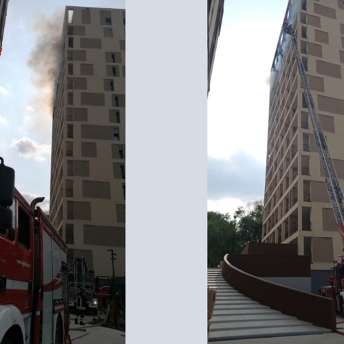 Milano: incendio a una torre in via Gallarate. Coinvolti due piani, nessun ferito