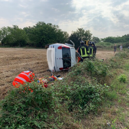 Incidente tra Litta e Mandrogne: due auto fuori strada