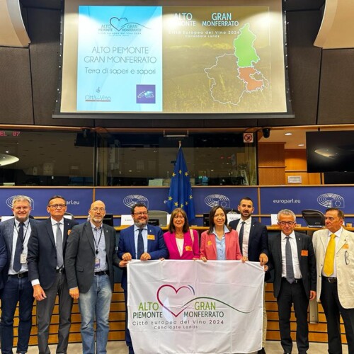 Consegnato a Bruxelles l’attestato di Città Europea del Vino 2024 a 20 Comuni di Alto Piemonte e Gran Monferrato