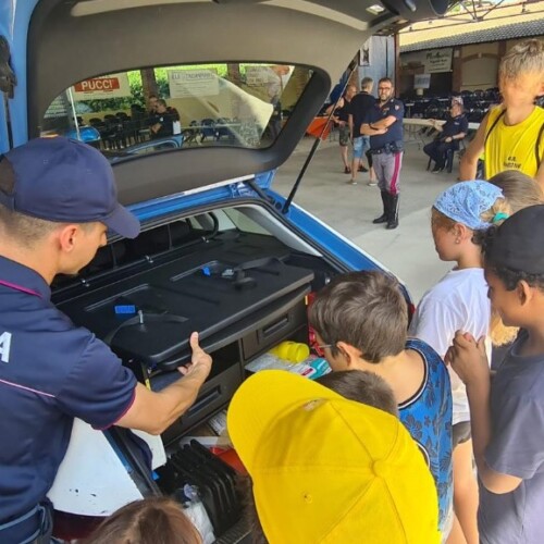 Due giorni con la Polstrada per bambini e ragazzi del Centro Estivo di Fubine Monferrato