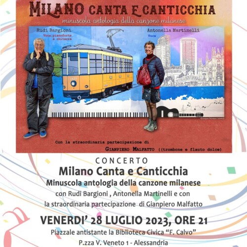 Il 28 luglio Alessandria omaggia Gabriele Basilico con lo spettacolo “Milano canta e canticchia”