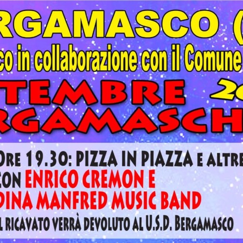 Dal 1° al 3 e poi l’8 settembre a Bergamasco c’è il “Settembre Bergamaschese”
