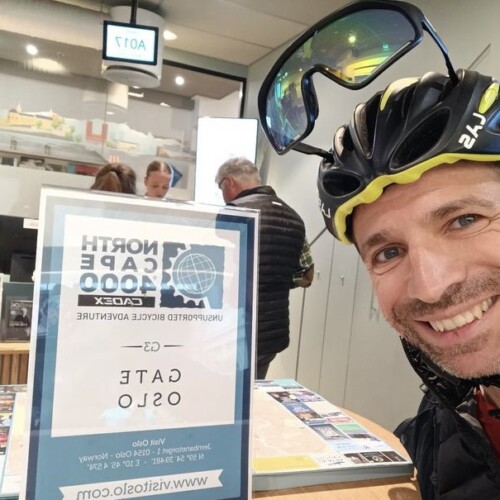 In bicicletta fino Capo Nord. L’avventura su due ruote del tortonese Filippo alla North Cape 4000